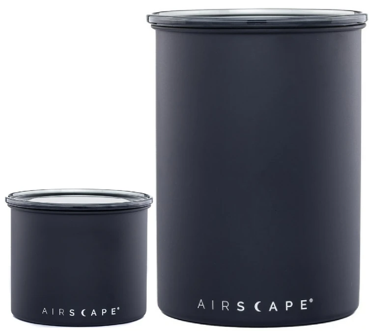 Lot 2 Boîtes Conservatrices Noir Mat Avec Vide D'air 500g Et 250g - Airscape 1 Lot 2 Boîtes Conservatrices Noir Mat Avec Vide D'air 500g Et 250g - Airscape