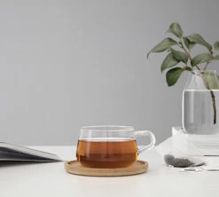 Mug Et Sous Tasse En Bambou - 30 Cl - Viva Scandinavia -DeLonghi Magasin scandinavia mug et bambou2
