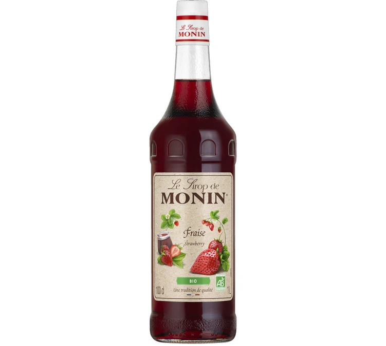 Sirop Bio Monin - Fraise - 1 L 1 Sirop Bio Monin - Fraise - 1 L