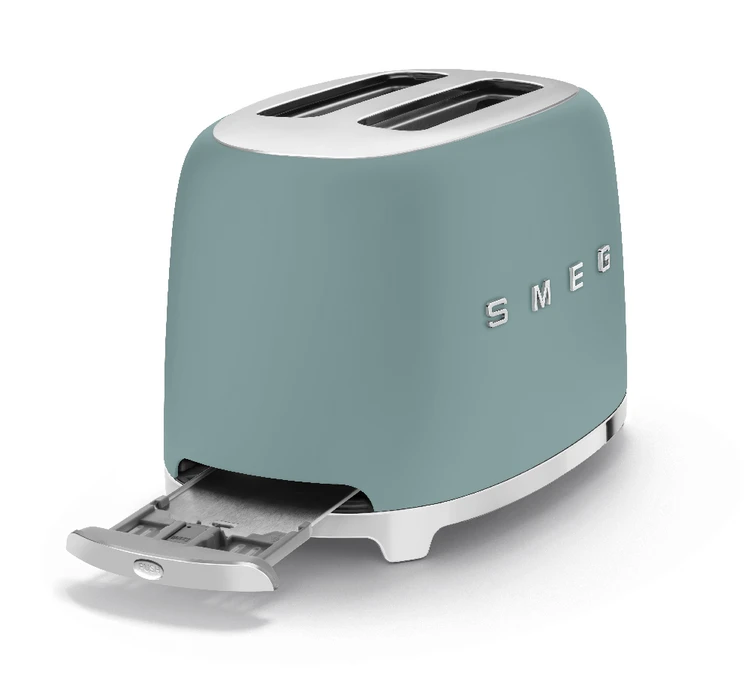 Grille-pain SMEG Vert émeraude Mat TSF01EGMEU 2 Tranches 2 Grille-pain SMEG Vert émeraude Mat TSF01EGMEU 2 Tranches – Image 2