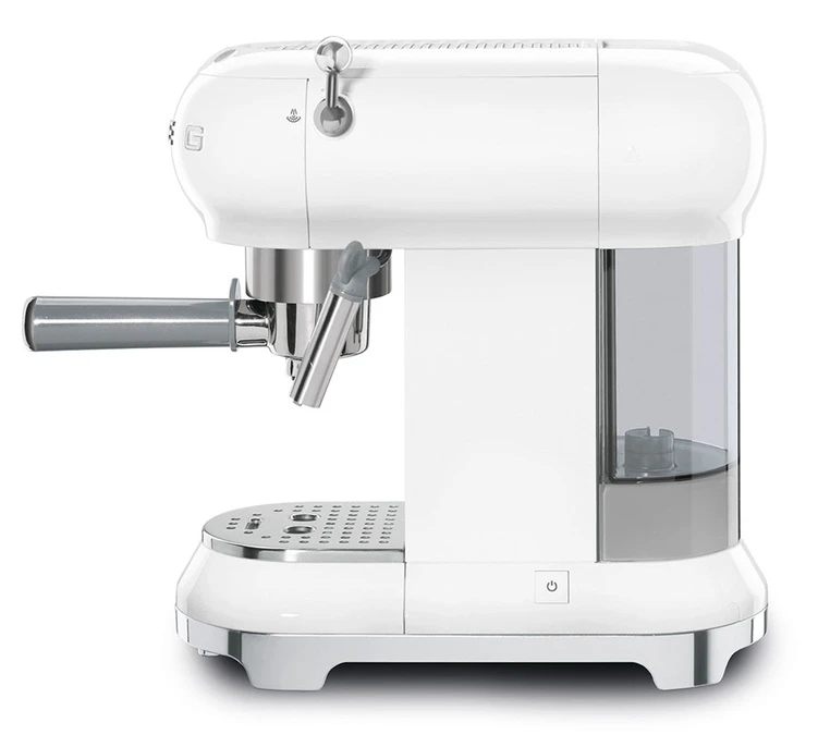 Set Petit-Déjeuner Machine Expresso ECF01WHEU Et Moulin à Café CGF01WHEU Blanc- SMEG 2 Set Petit-Déjeuner Machine Expresso ECF01WHEU Et Moulin à Café CGF01WHEU Blanc- SMEG – Image 2