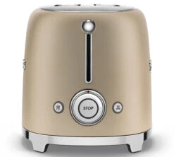 Grille-pain TSF01CHMEU 2 Tranches Or Mat - SMEG -DeLonghi Magasin smeg grilpain ormat3