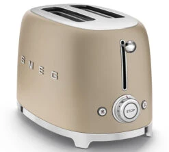 Grille-pain TSF01CHMEU 2 Tranches Or Mat - SMEG -DeLonghi Magasin smeg grilpainormat4