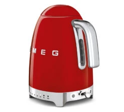 Bouilloire KLF04RDEU Temperature Réglable Rouge 1,7 L + Offre Cadeau - SMEG -DeLonghi Magasin smeg rouge vernis