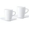 Tasses - JURA - Tasses + Sous Tasses Espresso 8cl X2