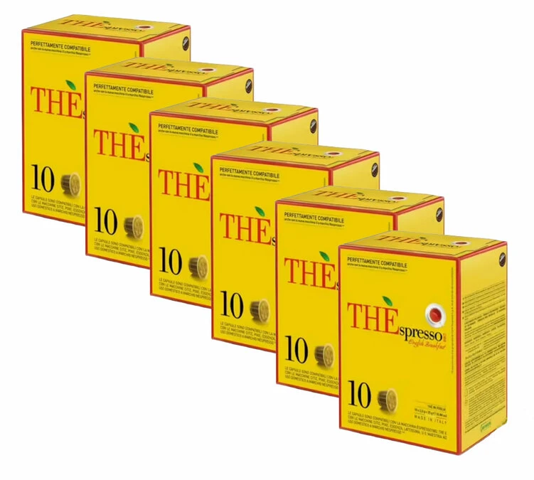 Caffè Vergnano 60 Capsules De Thé English Breakfast - Compatibles Nespresso® - CAFFE VERGNANO 1 Caffè Vergnano 60 Capsules De Thé English Breakfast - Compatibles Nespresso® - CAFFE VERGNANO