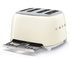 Grille-pain TSF03CREU 4 Tranches Crème - SMEG -DeLonghi Magasin toast4 cre