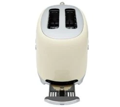 Grille-pain TSF01CREU 2 Tranches Crème - SMEG -DeLonghi Magasin toast cotcreme