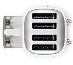 Toaster TSF03WHEU 4 Tranches Blanc - SMEG -DeLonghi Magasin toaster4tr blanc