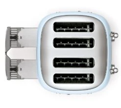 Grille-pain Smeg TSF03PBEU 4 Tranches Bleu Azur -DeLonghi Magasin toaster4tr bleu
