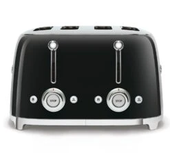 Grille-pain Smeg TSF03BLEU 4 Tranches - Noir 8 Grille-pain Smeg TSF03BLEU 4 Tranches - Noir -DeLonghi Magasin toaster4tr noir4