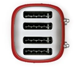 Toaster Smeg TSF03RDEU 4 Tranches Rouge 11 Toaster Smeg TSF03RDEU 4 Tranches Rouge -DeLonghi Magasin toaster4tr rge