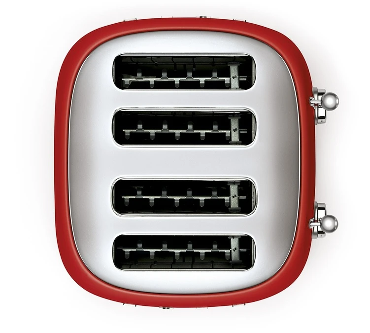 Toaster Smeg TSF03RDEU 4 Tranches Rouge 6 Toaster Smeg TSF03RDEU 4 Tranches Rouge – Image 6
