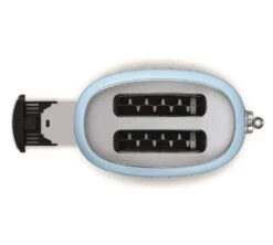 Grille-pain TSF01PBEU 2 Tranches Bleu Azur - SMEG 8 Grille-pain TSF01PBEU 2 Tranches Bleu Azur - SMEG -DeLonghi Magasin toaster azur fentes
