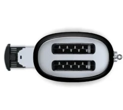 Grille-pain TSF01BLEU 2 Tranches Noir - SMEG -DeLonghi Magasin toaster noir fentes 1
